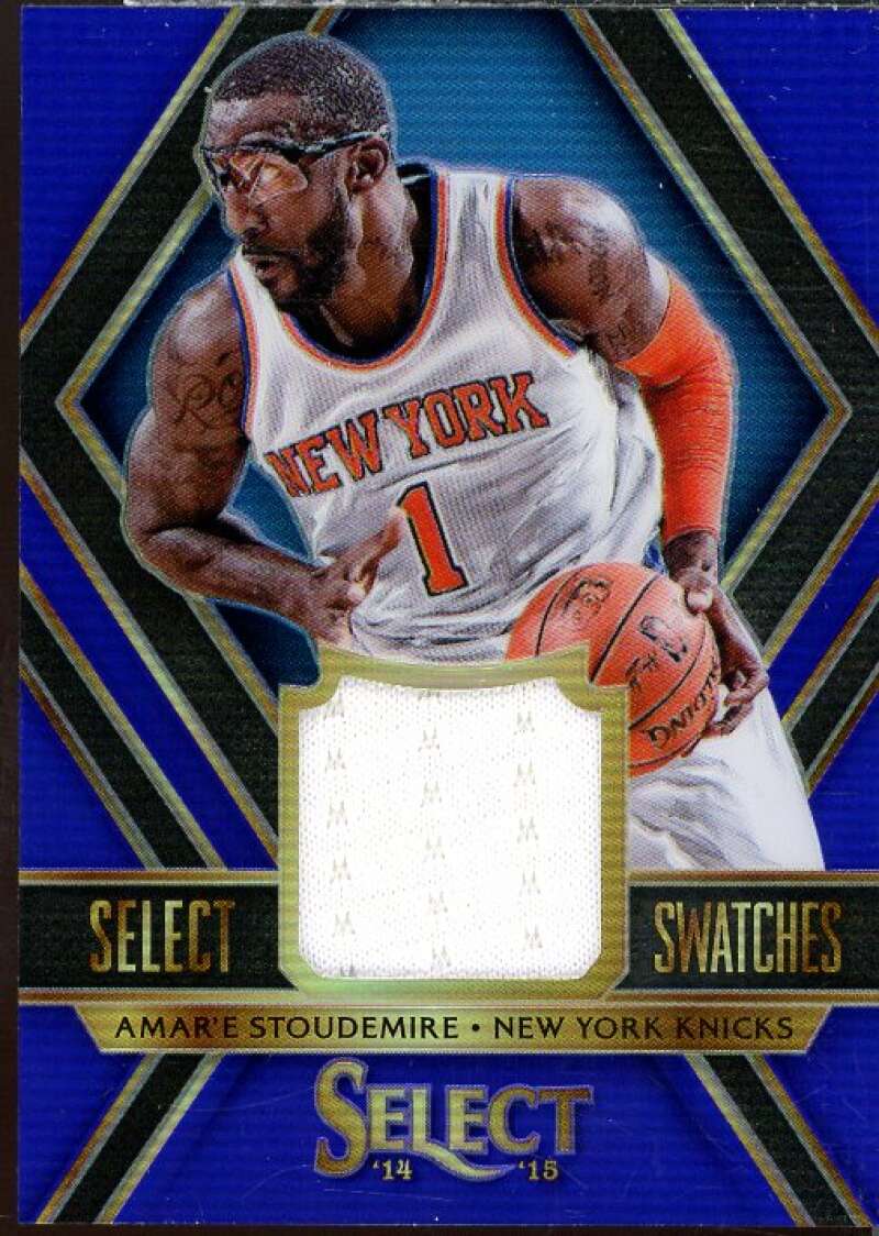 Amar'e Stoudemire Card 2014-15 Select Swatches Prizms Purple #15  Image 1