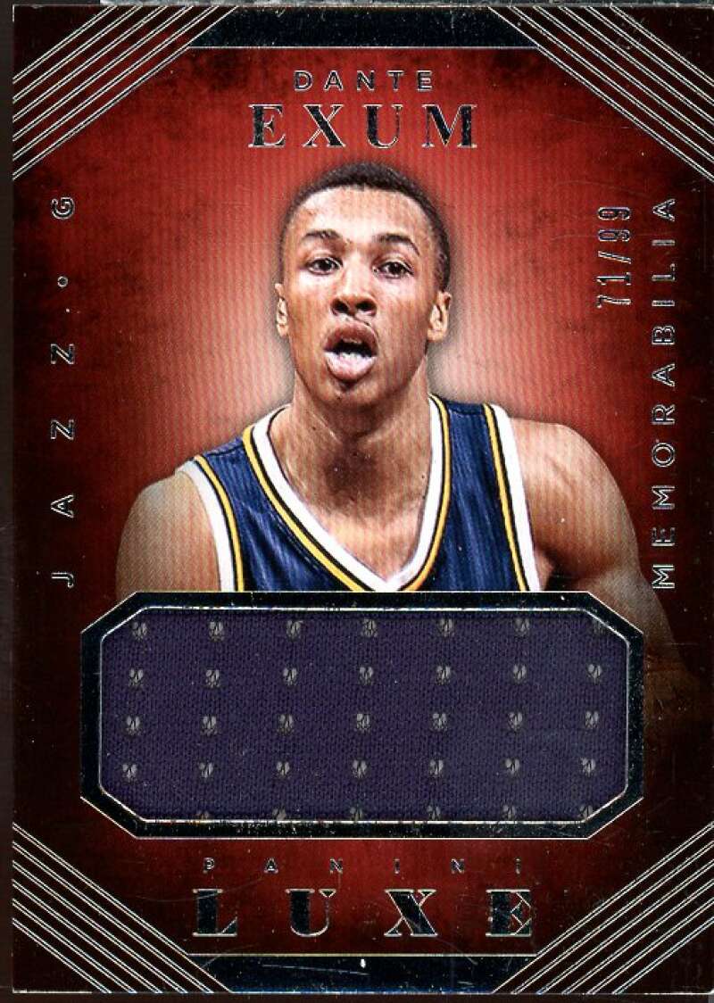 Dante Exum Card 2015-16 Panini Luxe Memorabilia #37  Image 1