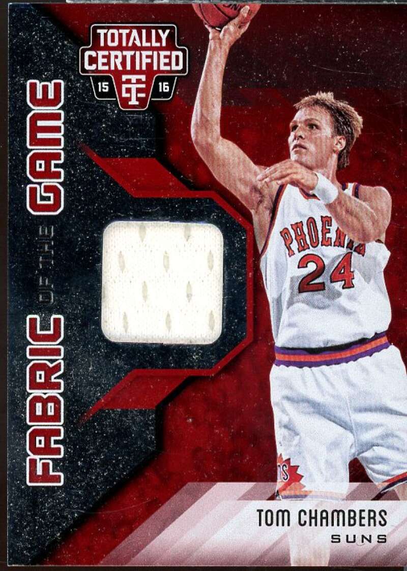 Tom Chambers 2015-16 Totally Certified Fabric of the Game Materials Red #FGTC  Image 1