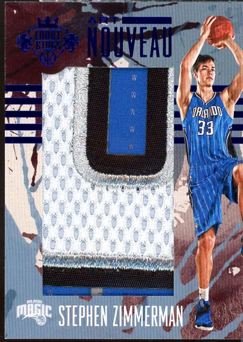 Stephen Zimmerman 2016-17 Court Kings Art Nouveau Jerseys Jumbo Sapphire #35  Image 1