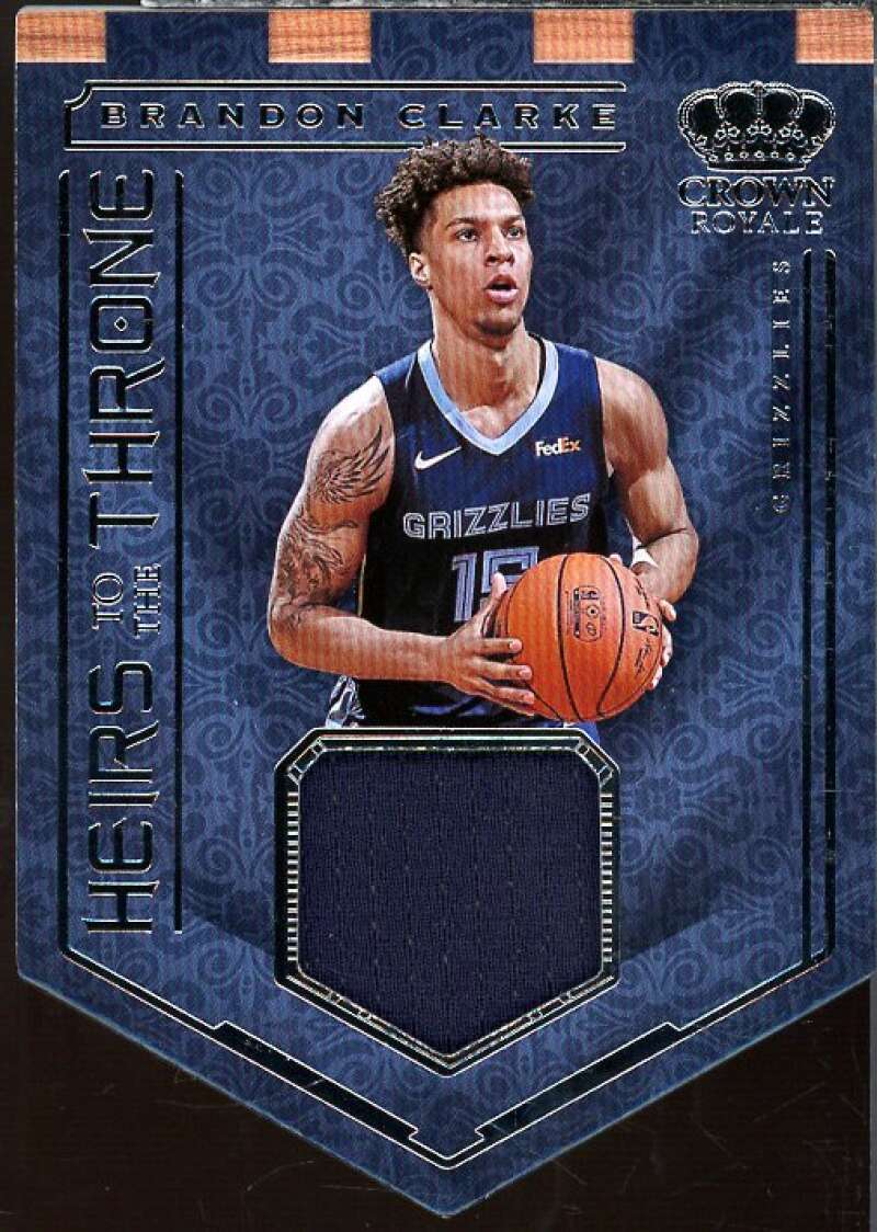 Brandon Clarke Card 2019-20 Crown Royale Heirs to the Throne Materials #35  Image 1