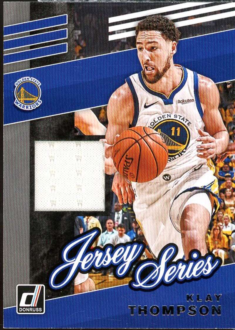 Klay Thompson Card 2019-20 Donruss Jersey Series #58  Image 1