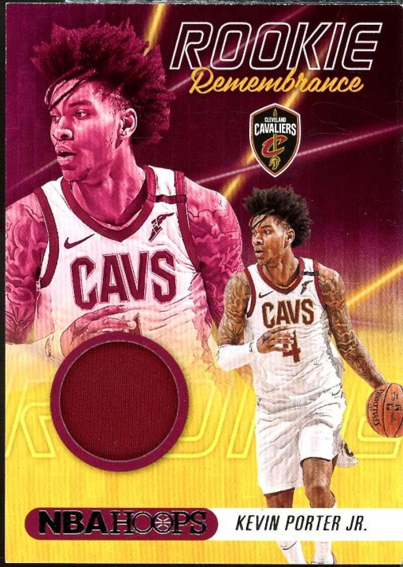 Kevin Porter Jr. Card 2020-21 Hoops Rookie Remembrance Jerseys #14  Image 1