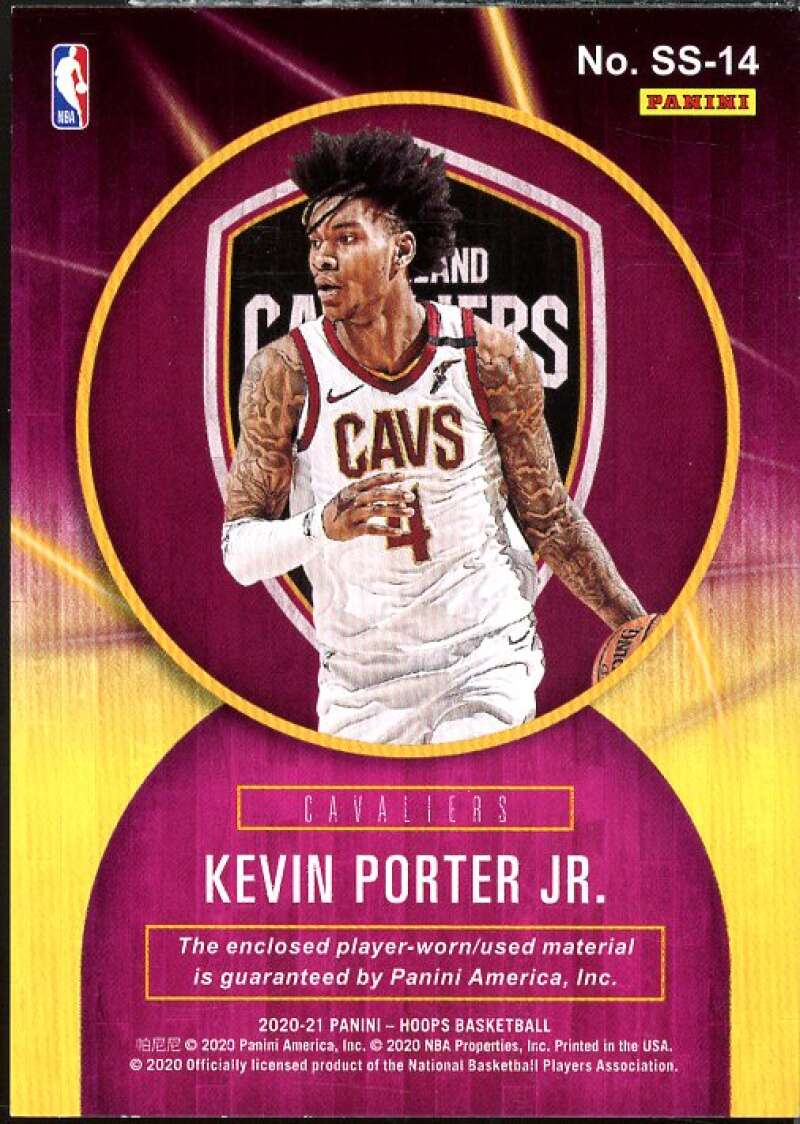 Kevin Porter Jr. Card 2020-21 Hoops Rookie Remembrance Jerseys #14  Image 2