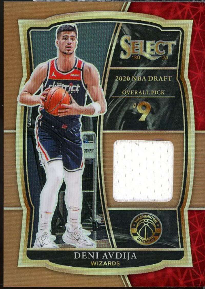 Deni Avdija Rookie 2020-21 Select Draft Selections Memorabilia Prizms Copper #9  Image 1