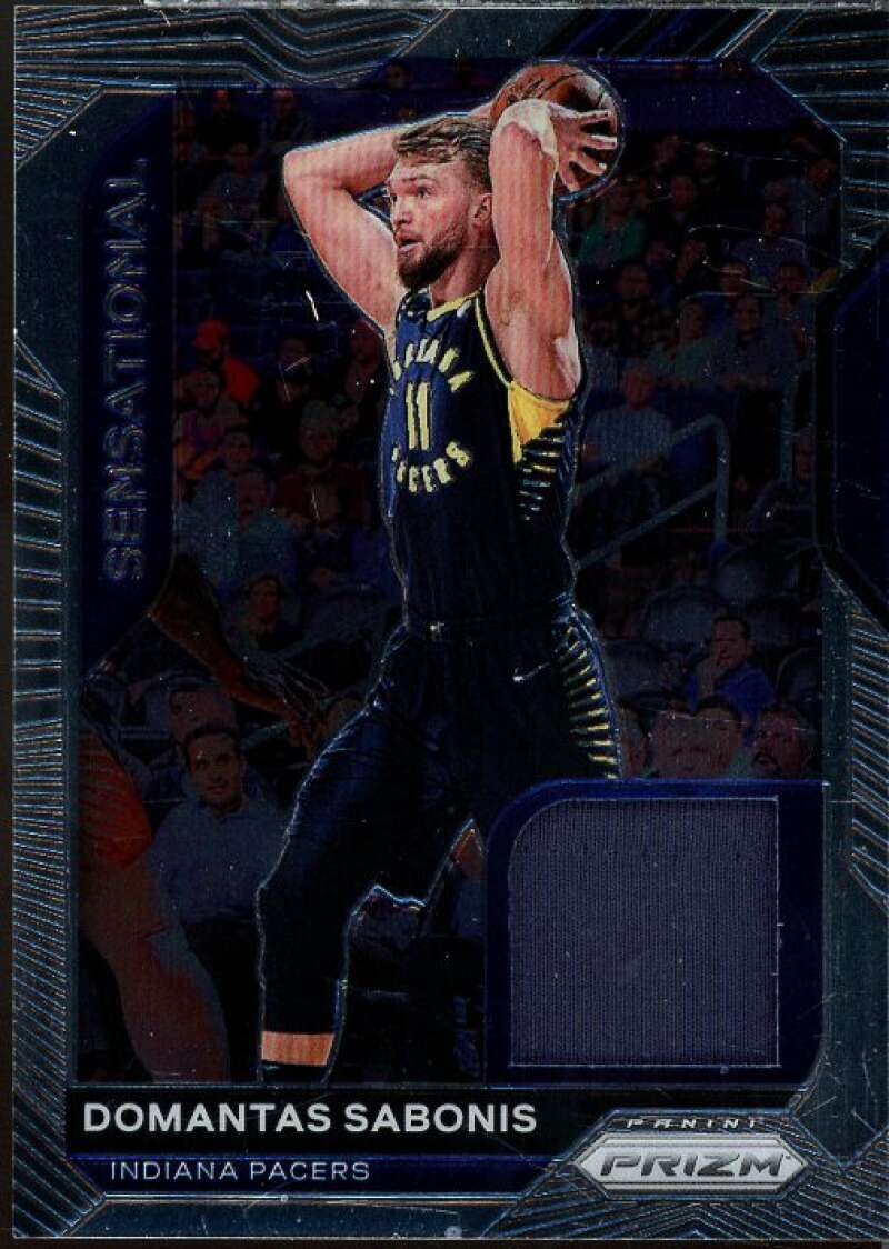 Domantas Sabonis Card 2020-21 Panini Prizm Sensational Swatches #70  Image 1