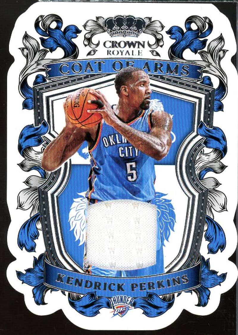 Kendrick Perkins Card 2021-22 Crown Royale Coat of Arms Materials #12  Image 1