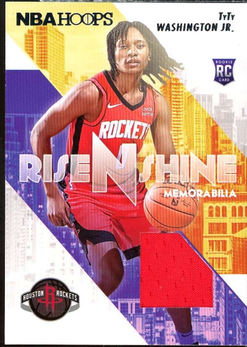 TyTy Washington Jr. Rookie Card 2022-23 Hoops Rise N Shine Memorabilia #5  Image 1