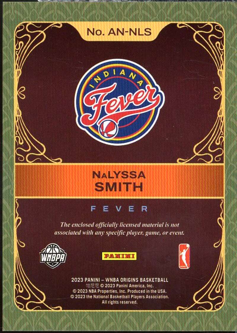 NaLyssa Smith Card 2023 Panini Origins WNBA Art Nouveau Memorabilia #AN-NLS  Image 2