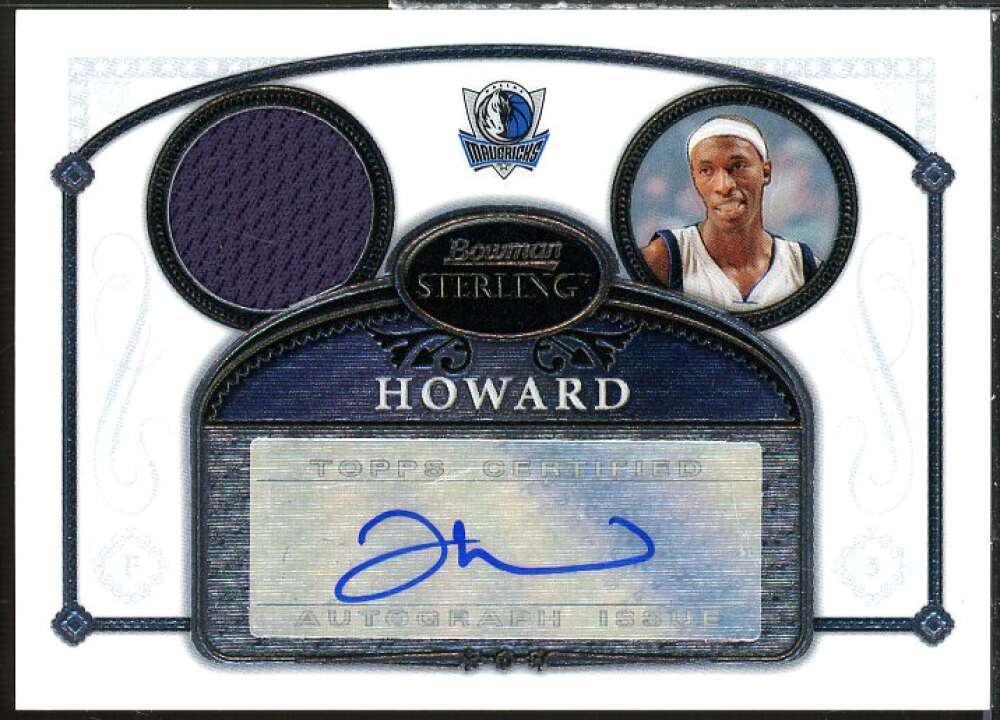 Josh Howard JSY AU Rookie Card 2006-07 Bowman Sterling #38  Image 1