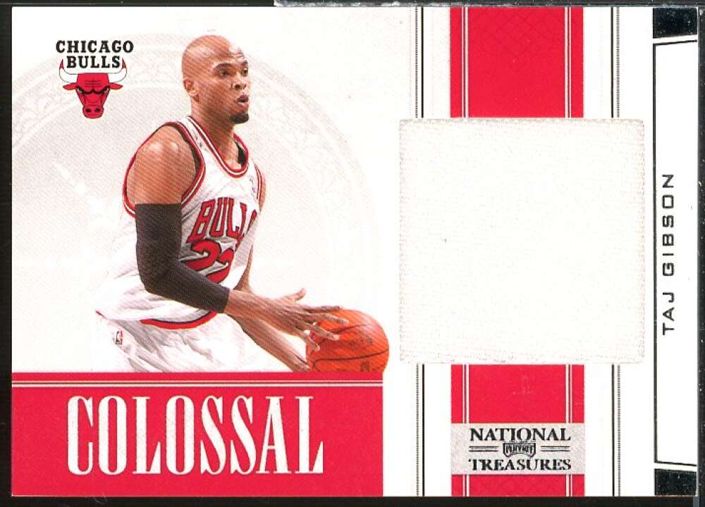 Taj Gibson Card 2009-10 Playoff National Treasures Colossal Materials #22  Image 1