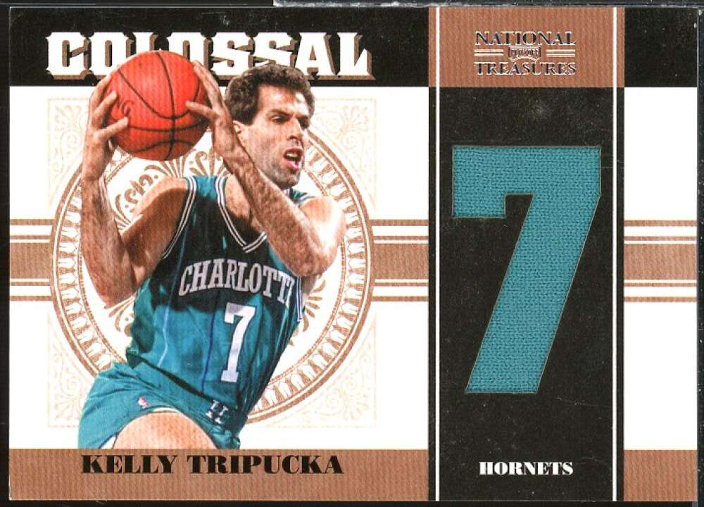 Kelly Tripucka 2010-11 National Treasures Colossal Materials Jersey Numbers #43  Image 1