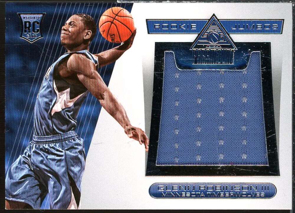 Glenn Robinson III Rookie Card 2014-15 Paramount Rookie Jumbo Jerseys #13  Image 1