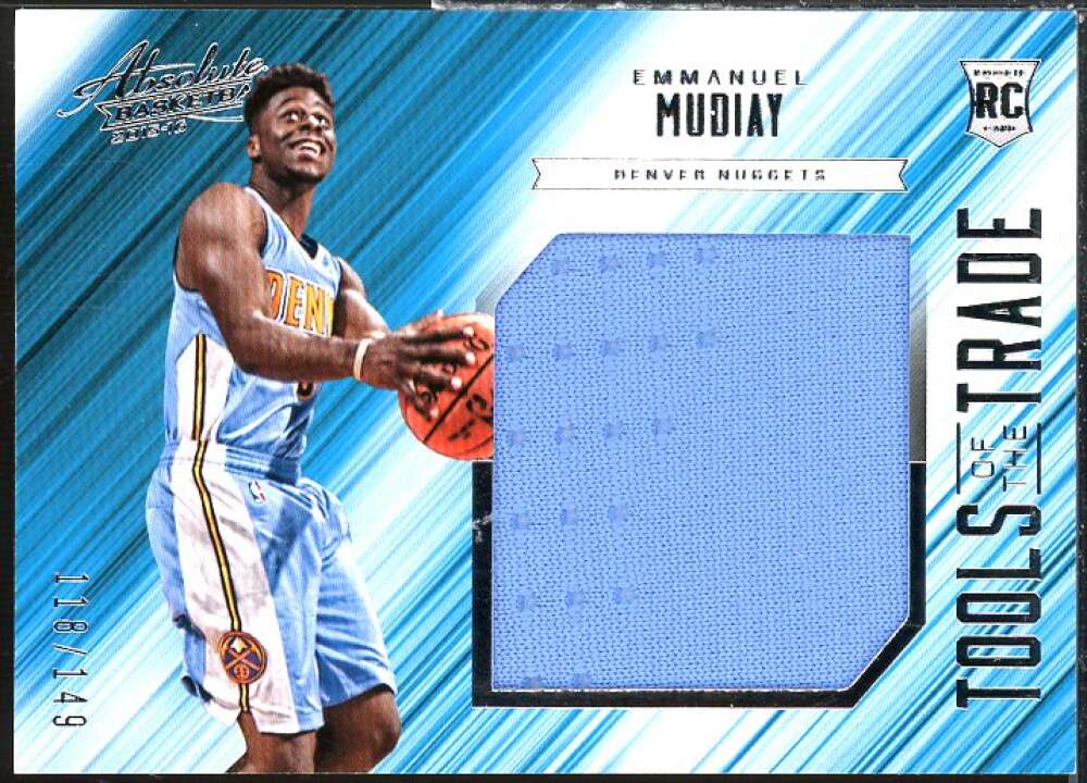 Mudiay 2015-16 Absolute Memorabilia Tools of the Trade Rookie Materials Jumbo #7  Image 1