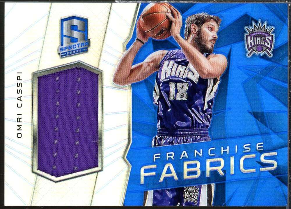 Omri Casspi Card 2015-16 Panini Spectra Franchise Fabrics #8  Image 1