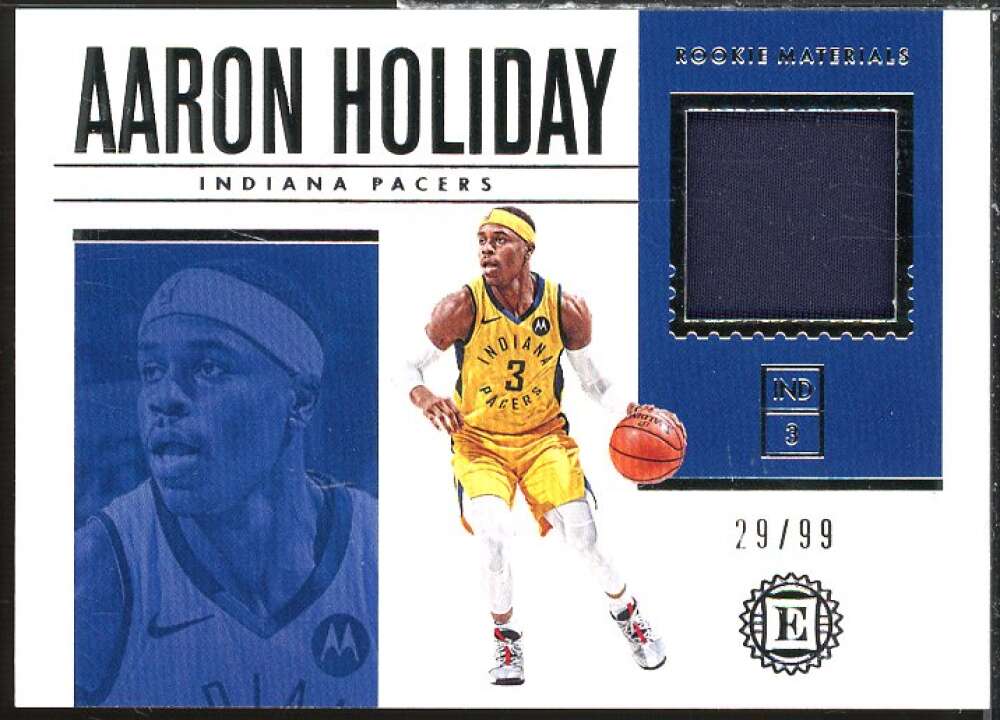 Aaron Holiday Card 2018-19 Panini Encased Rookie Materials #23  Image 1