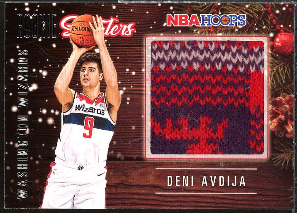 Deni Avdija Rookie Card 2020-21 Hoops Rookie Sweaters #34  Image 1