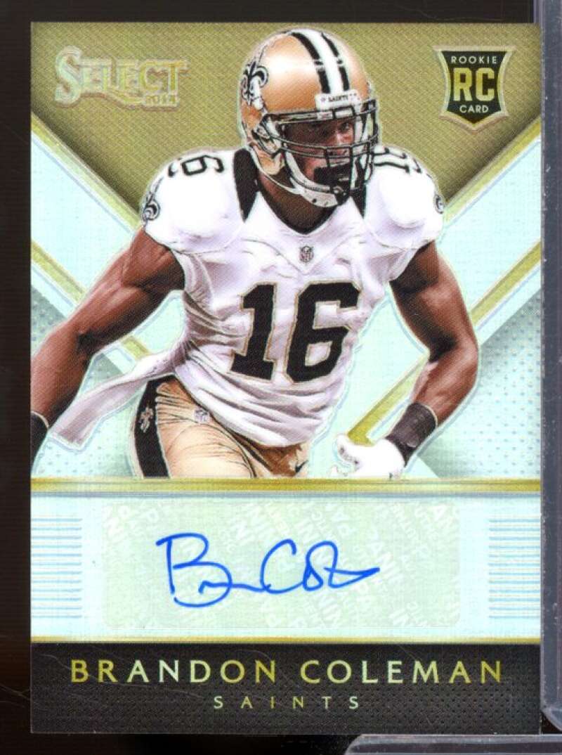 Brandon Coleman Rookie Card 2014 Select Rookie Autographs Prizm #RABC  Image 1