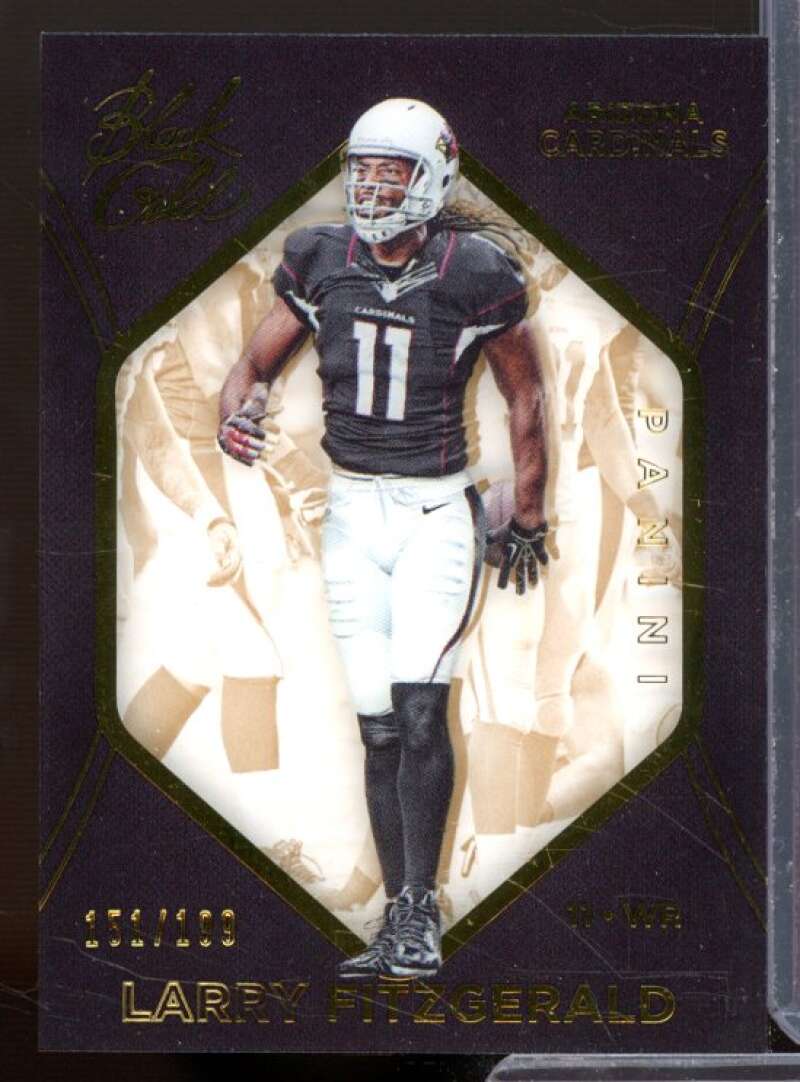 Larry Fitzgerald Card 2014 Panini Black Gold #27  Image 1