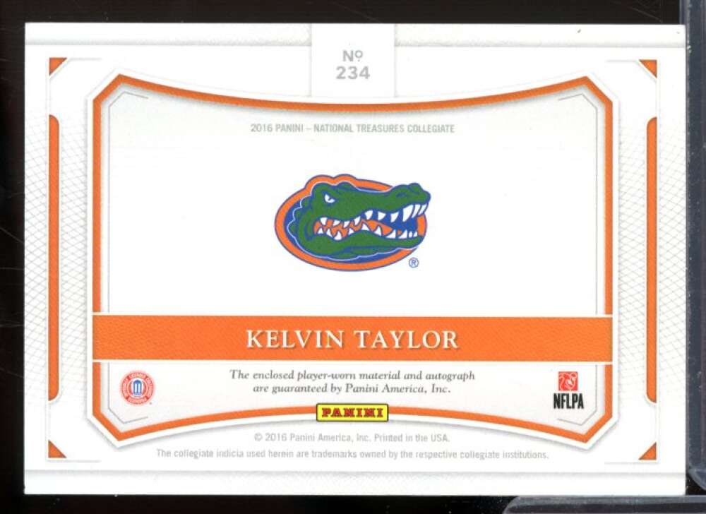 K. Taylor 2016 National Treasures Collegiate Colossal Signature Materials #234  Image 2