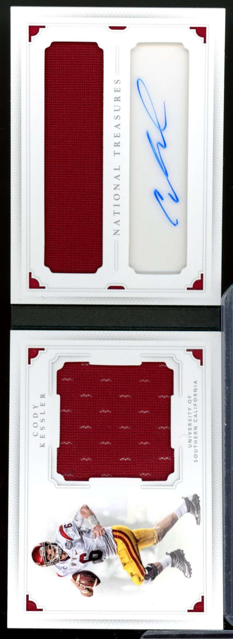 Kessler Rookie 2016 National Treasures Collegiate Combo Materials AU Booklet #8  Image 2