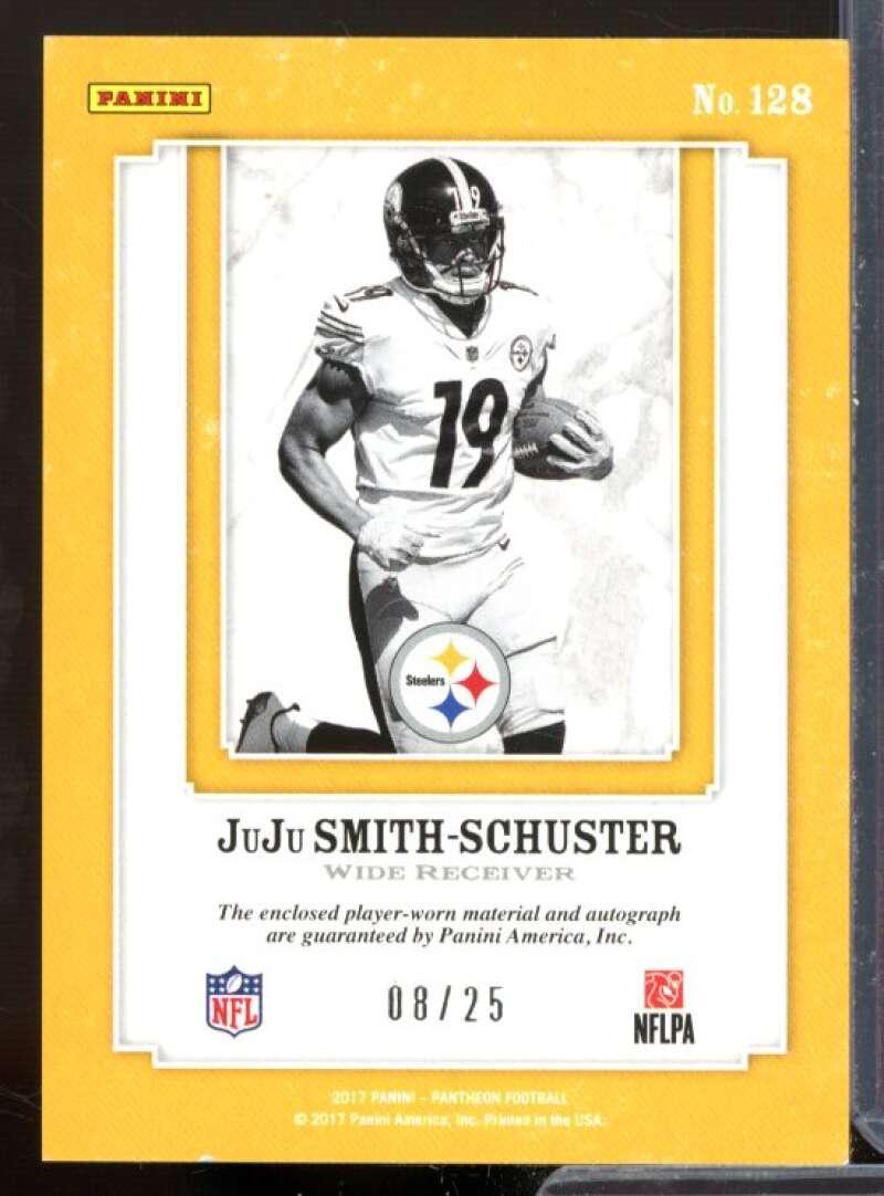 JuJu Smith-Schuster JSY AU Rookie Card 2017 Panini Pantheon Gold #128  Image 2