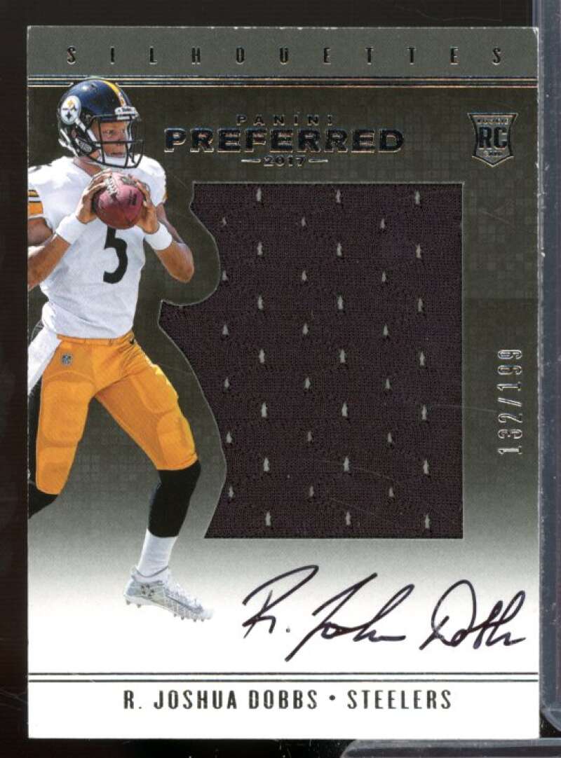 R. Joshua Dobbs SL JSY AU/199 Rookie Card 2017 Panini Preferred #91  Image 1