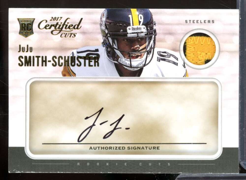 JuJu Smith-Schuster JSY AU/49 Rookie Card 2017 Certified Cuts #225  Image 1