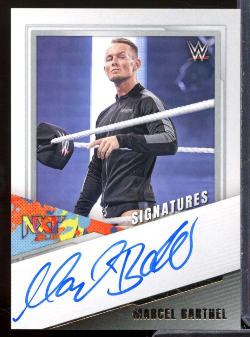 Marcel Barthel Card 2022 Panini WWE NXT Signatures #NSMBT  Image 1