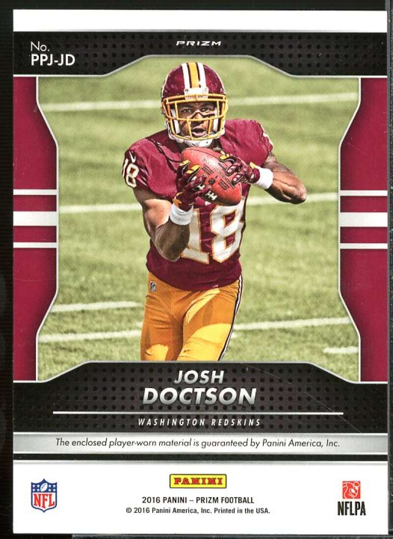 Josh Doctson Card 2016 Panini Prizm Prizm Premier Jerseys #6  Image 2