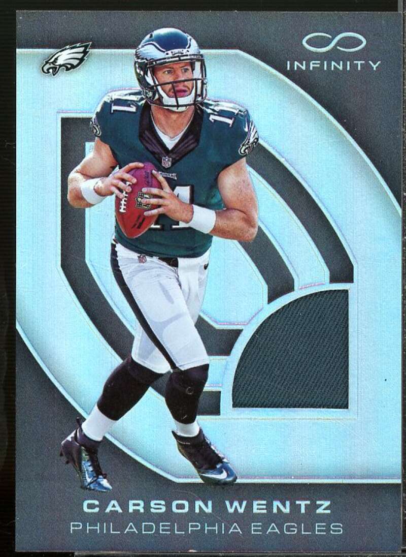 Carson Wentz Rookie Card 2016 Panini Infinity Rookie Jerseys #2  Image 1