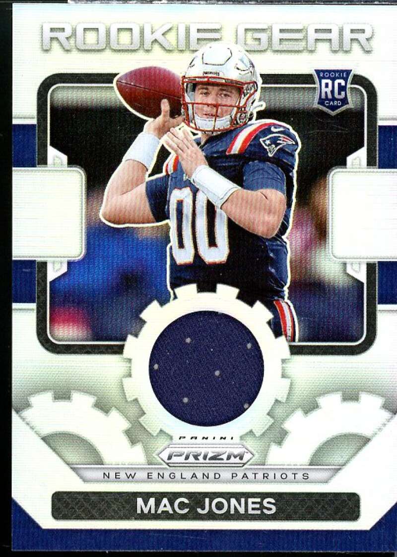 Mac Jones Rookie Card 2021 Panini Prizm Rookie Gear Pink #6  Image 1