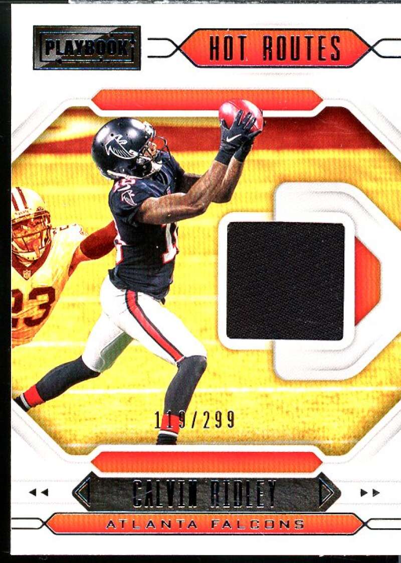 Calvin Ridley Card 2021 Panini Playbook Hot Routes Jerseys #2  Image 1