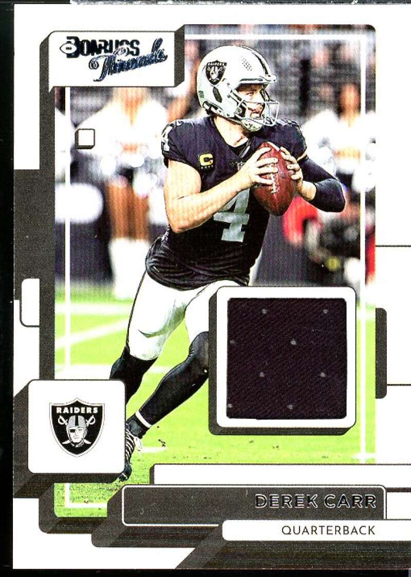 Derek Carr Card 2022 Donruss Donruss Threads #9  Image 1