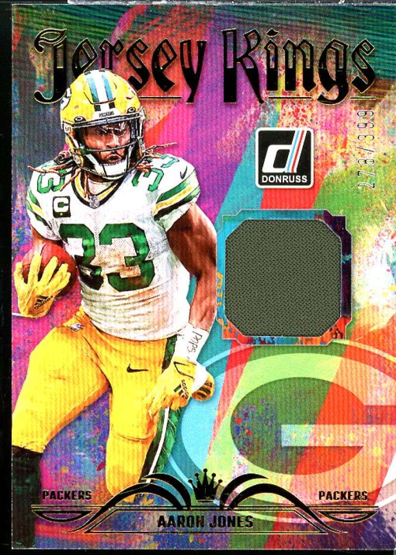 Aaron Jones Card 2023 Donruss Jersey Kings #23  Image 1