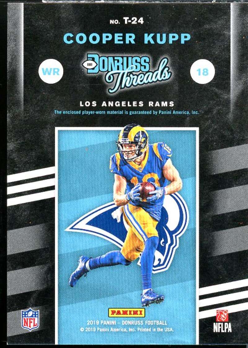 Cooper Kupp Card 2019 Donruss Threads Green #24  Image 2