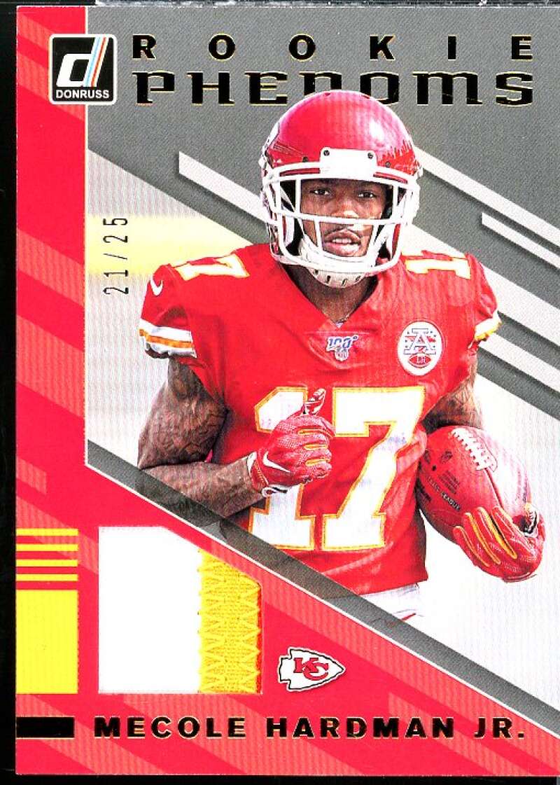 Mecole Hardman Jr. Rookie 2019 Limited Rookie Phenoms Jerseys Gold Spotlight #15  Image 1