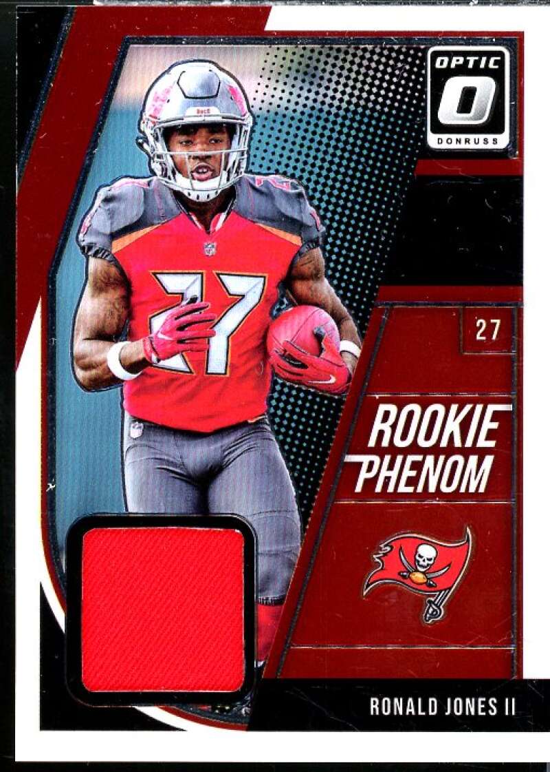 Ronald Jones II Rookie Card 2018 Donruss Optic Rookie Phenoms Jerseys #10  Image 1