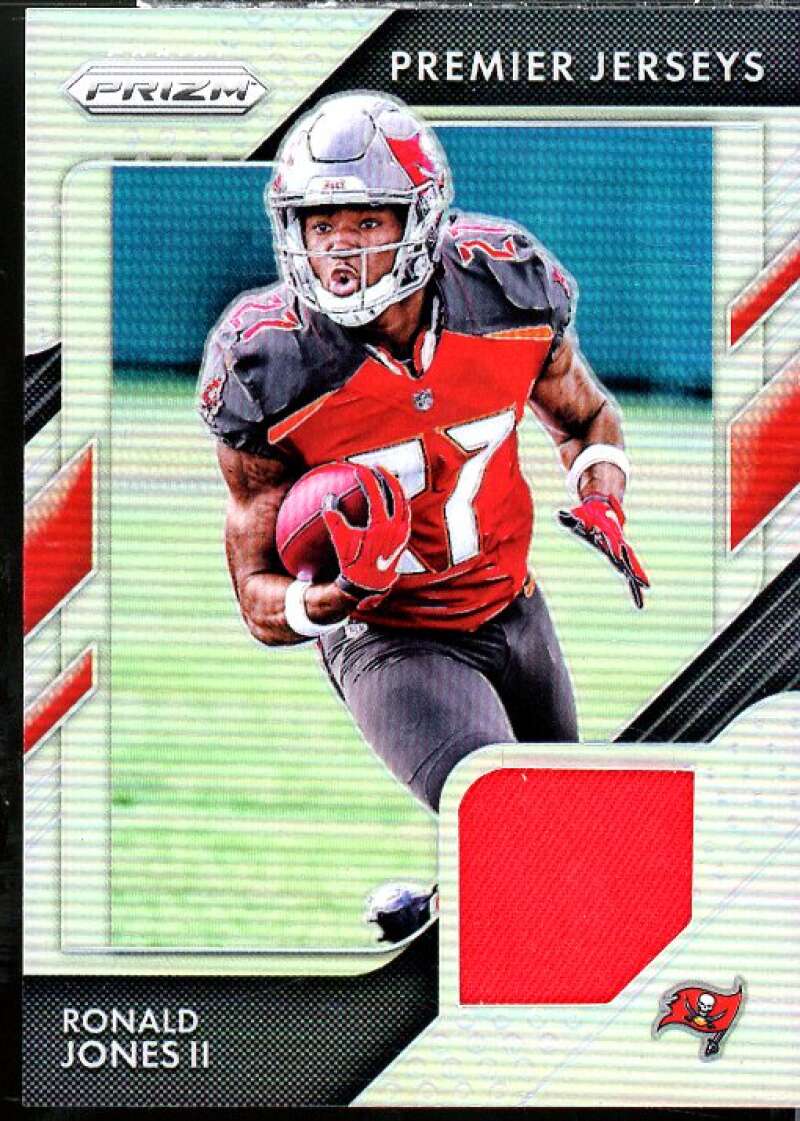 Ronald Jones II Rookie Card 2018 Panini Prizm Prizm Premier Jerseys #14  Image 1