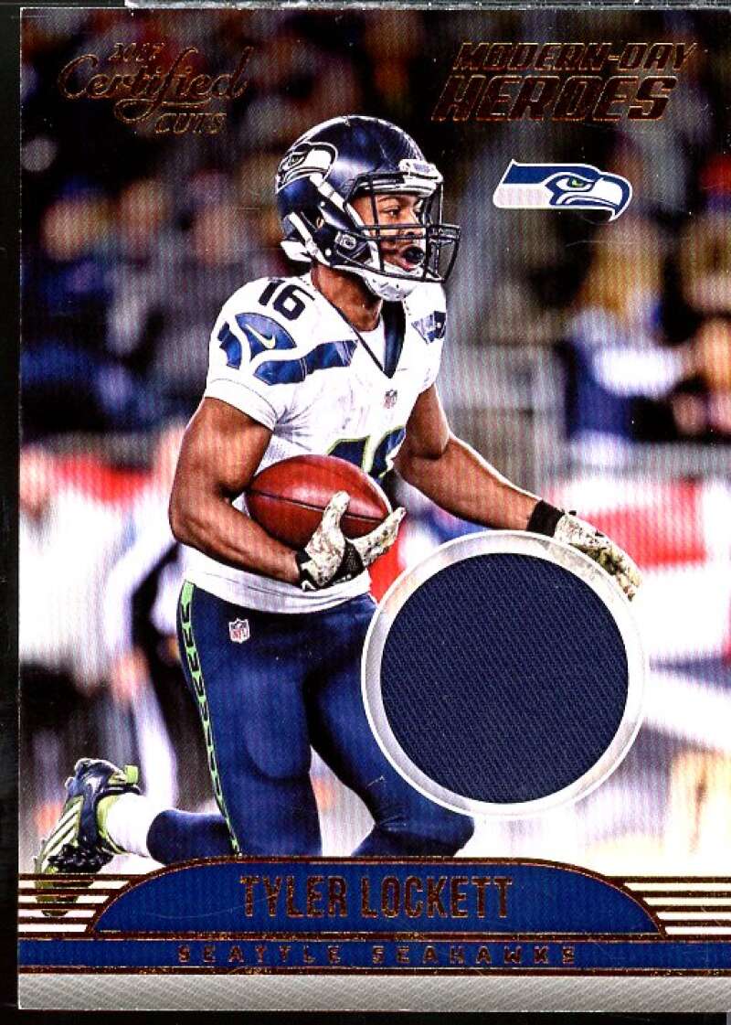 Tyler Lockett Card 2017 Certified Cuts Modern Day Heroes Memorabilia #31  Image 1