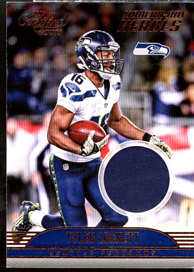 Tyler Lockett Card 2017 Certified Cuts Modern Day Heroes Memorabilia #31  Image 1