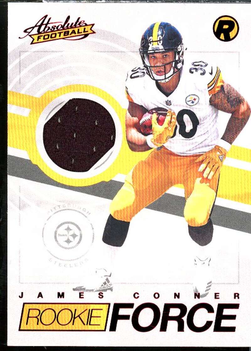 James Conner Card 2017 Absolute Rookie Force Materials Red #13  Image 1