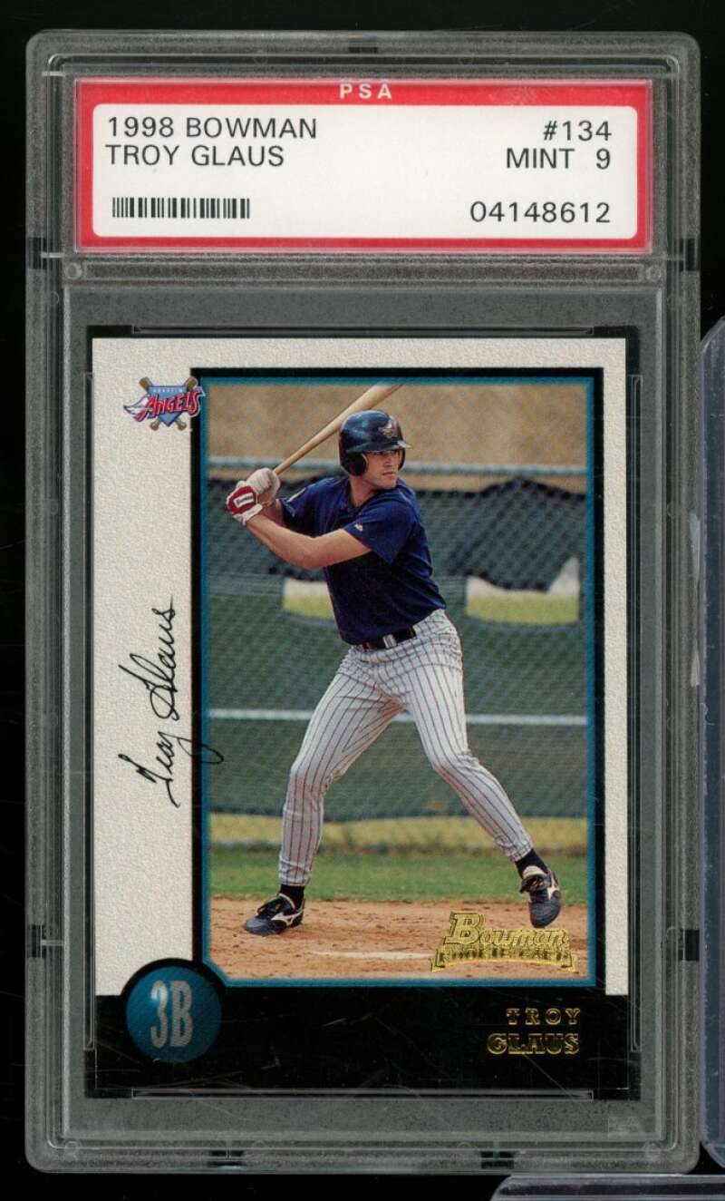 Troy Glaus Rookie Card 1998 Bowman #134 PSA 9 Image 1