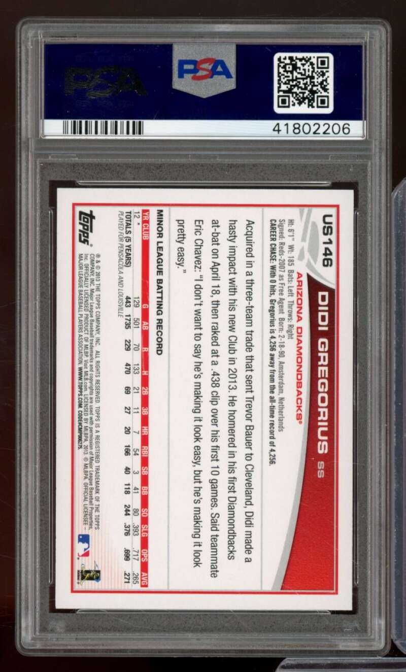 Didi Gregorius Rookie Card 2013 Topps Update #US146 PSA 9 Image 2