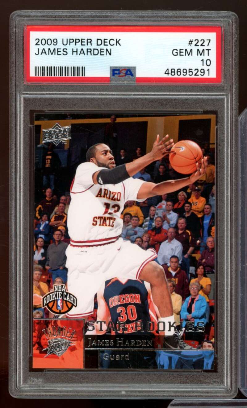 James Harden Rookie Card 2009-10 Upper Deck #227 PSA 10 Image 1