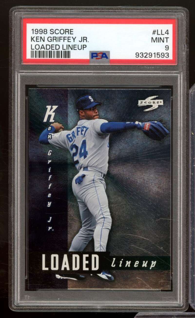 Ken Griffey Jr. Card 1998 Score (pop 4) #LL4 PSA 9 Image 1