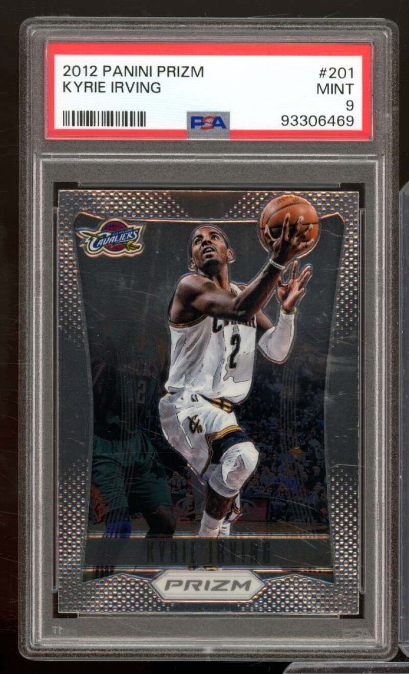 Kyrie Irving Rookie Card 2012-13 Panini Prizm #201 PSA 9 Image 1