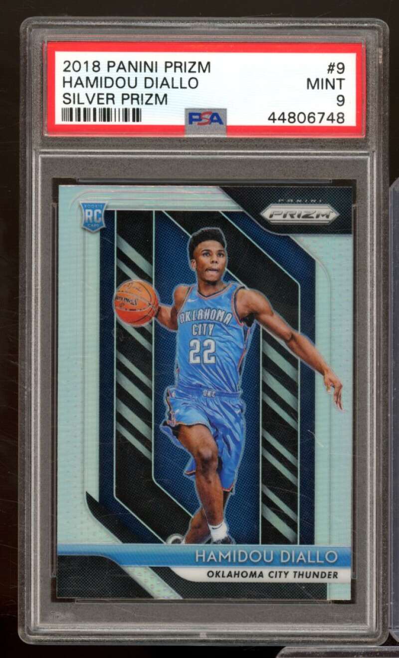 Hamidou Diallo Rookie Card 2018-19 Panini Prizm Silver Prizm #9 PSA 9 Image 1