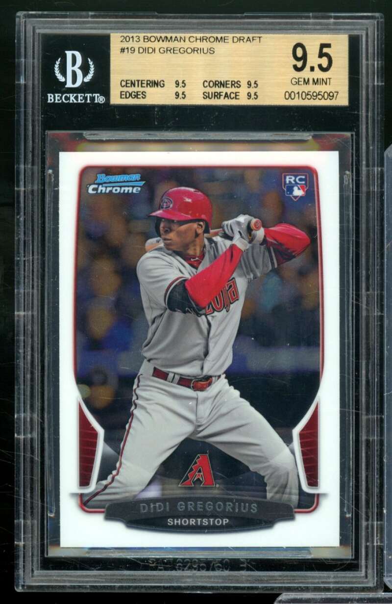 Didi Gregorius Card 2013 Bowman Chrome Draft #19 BGS 9.5 Image 1