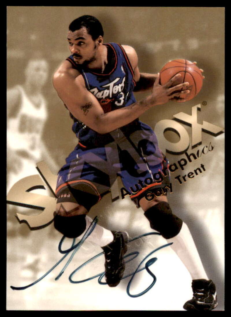 Gary Trent Card 1998-99 SkyBox Premium Autographics #126  Image 1